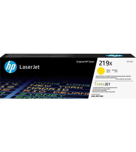 HP 219X Toner (Hoge Capaciteit) Toner Geel