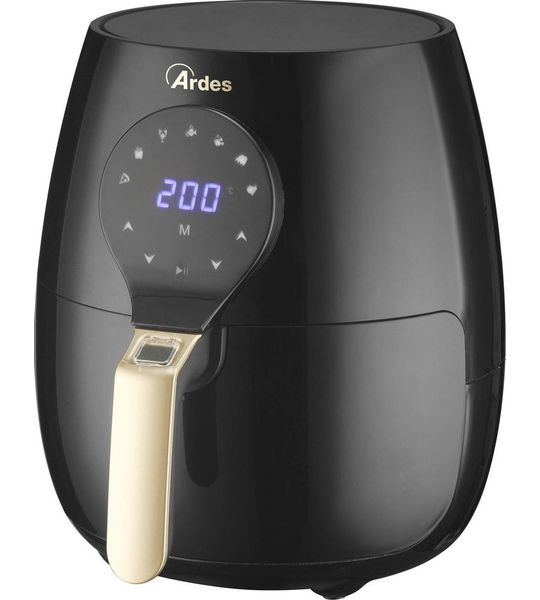 Ardes Eldorada Maxi Enkel 5 l Vrijstaand 1450 W Heteluchtfriteuse Zwart