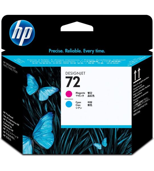 HP 72 printkop magenta en cyaan
