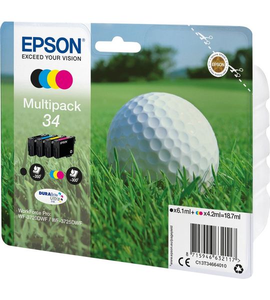 Epson 34 multipack zwart en kleur