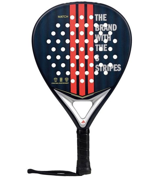 Adidas Match 3.4 Padel Racket 2025 - Blauw, Rood, Zwart