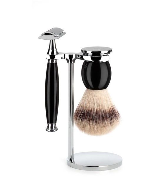 MÜHLE -Scheerset Sophist 3-delig - Zwart - Saf.Razor