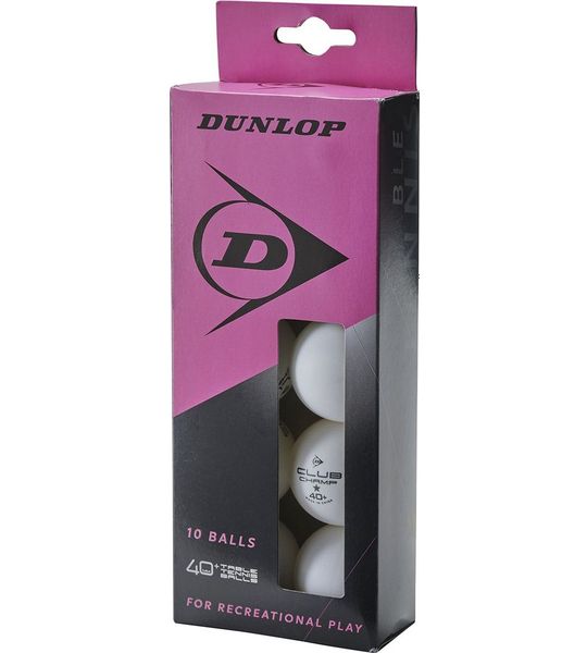 Dunlop 40+ Tafeltennisbal (10-pack)