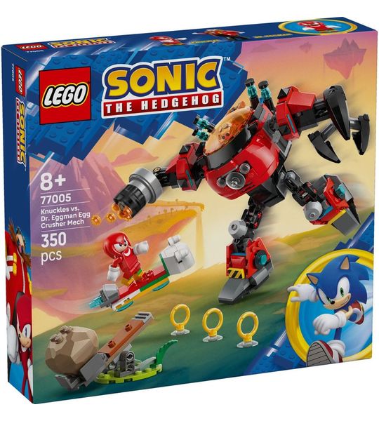 LEGO® Sonic the Hedgehog™ Knuckles vs. Dr. Eggman Egg Crusher Mecha - 77005