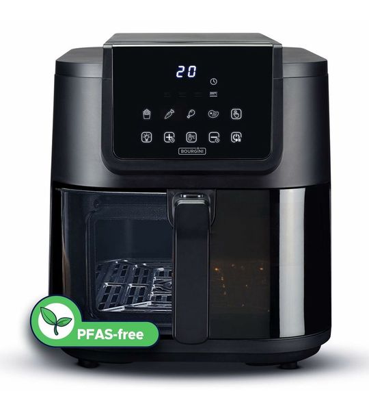 Luchtfriteuse Bourgini 184172 Zwart 8 L