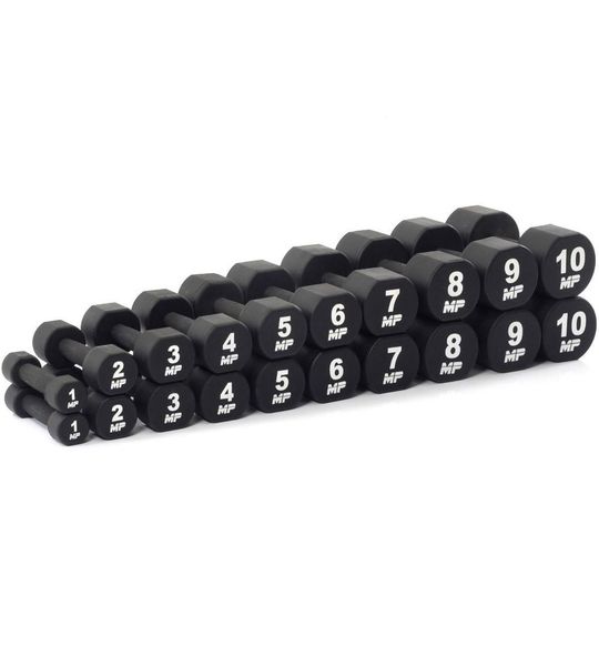 Dumbbellset PU 1-10 kg Muscle Power