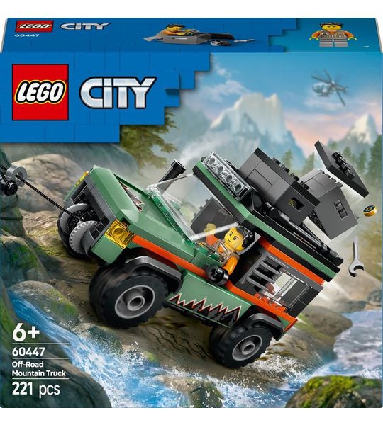 LEGO City 4x4 terreinwagen voor in de bergen - 60447
