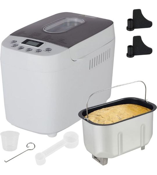 broodbakmachine - Keramisch - Broodmachine - 850 W - Wit