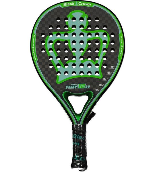 Black Crown Piton Air 12k Padelracket Groen