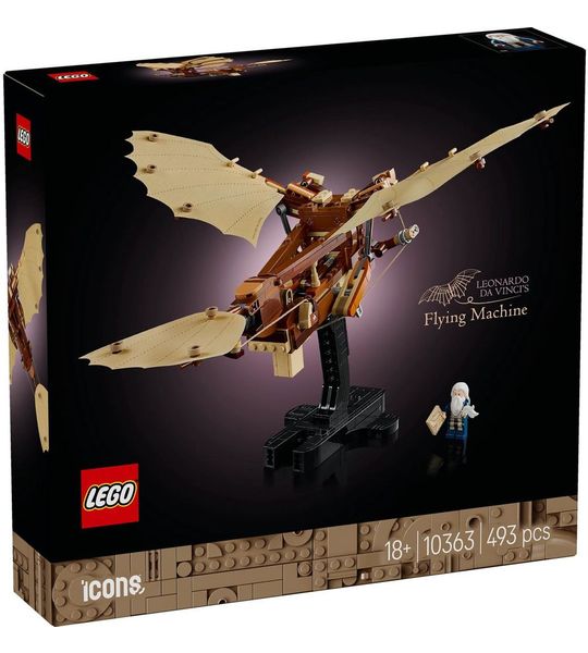 LEGO Icons De vliegmachine van Leonardo da Vinci - 10363