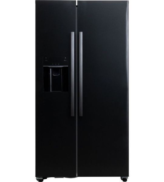 Frilec BONNSBS-666-HCF-040EDI Amerikaanse koelkast Grijs