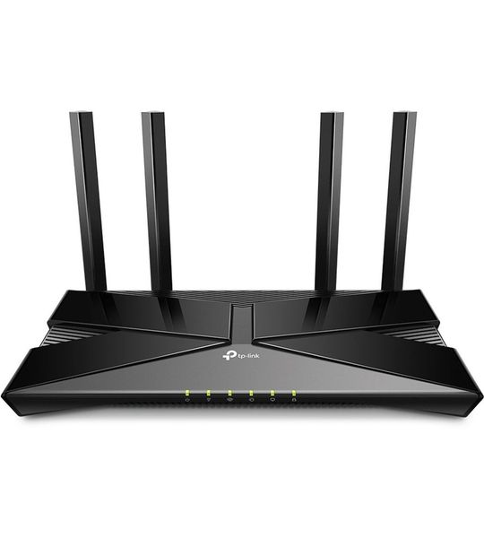TP-Link AX3000 Dual Band Gigabit Wi-Fi 6 Router Router Zwart