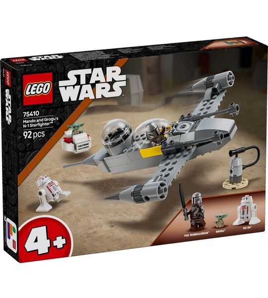 Lego Star Wars 75410 Mando En Grogu's N-1 Starfighter Bouwstenen