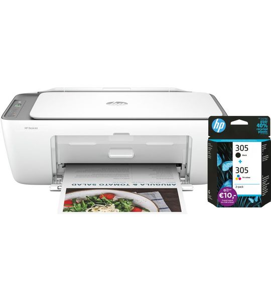 HP DeskJet 2820e + 1 set extra inkt