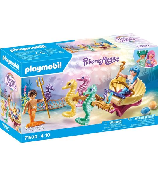 PLAYMOBIL Princess Magic Zeemeermin zeepaard koets - 71500