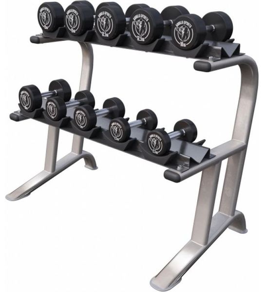 Professionele Dumbell Standaard incl. 90 kg Gorilla Sports dumbellset