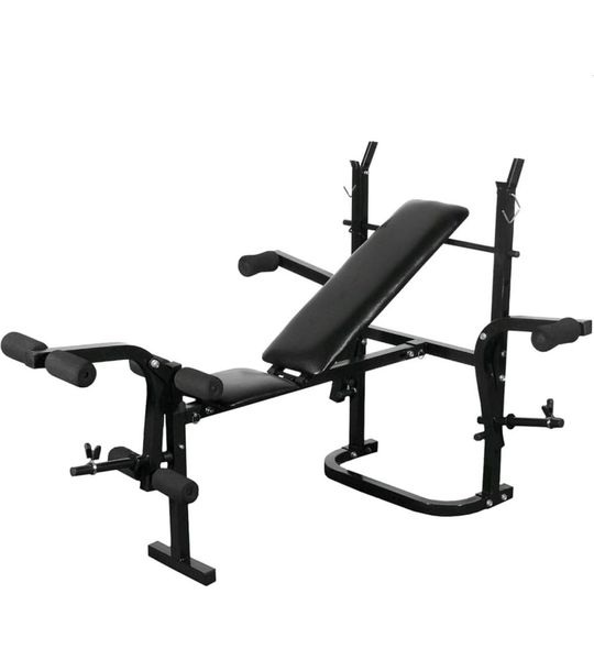 vidaXL Gewichtenbank met Halterset 60,5 kg