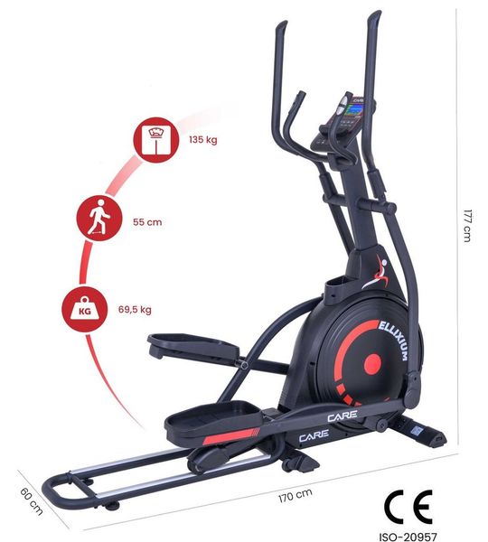 Elliptische trainer ELLIXIUM FD - CARE- Connected