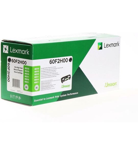Lexmark 60F2H00 zwart