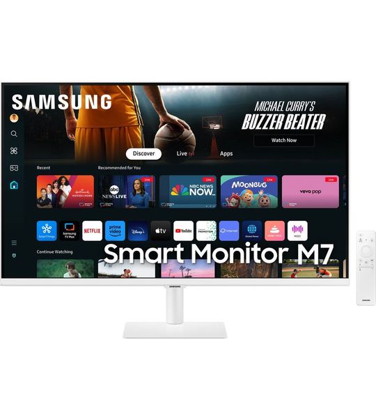 Samsung 32 Inch Smart Monitor M7 M70D UHD White
