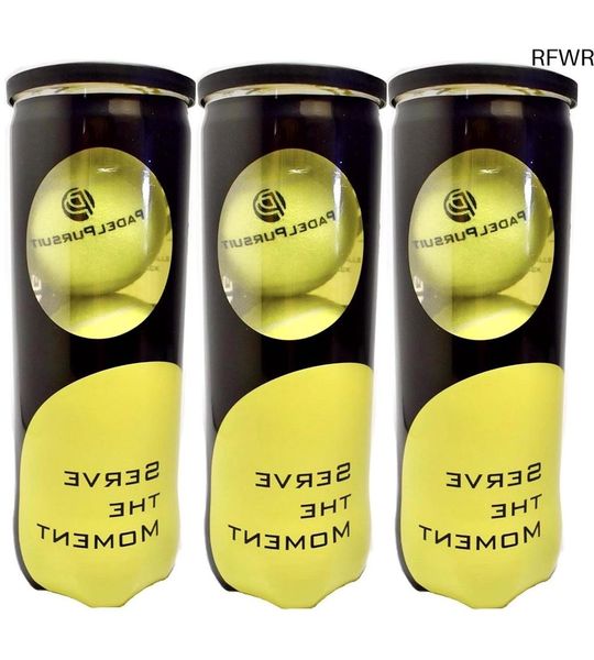 RFWR® Training Padel Tennis Ballen - 9 Drukballen voor Intensieve Training