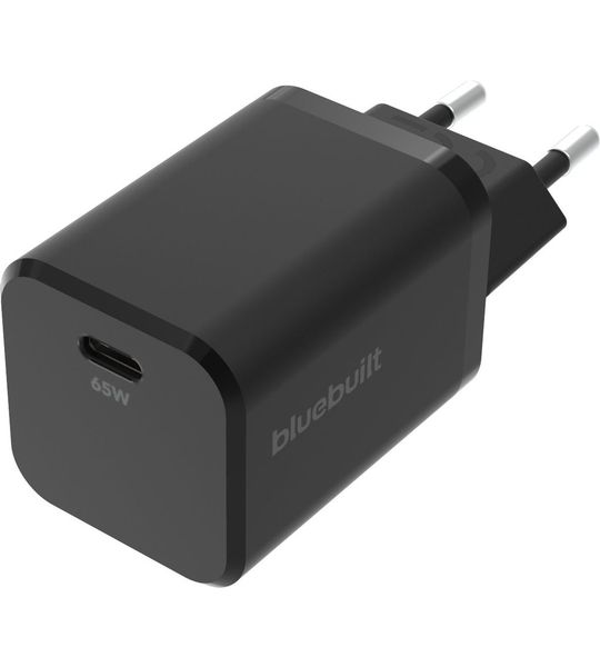 BlueBuilt Power Delivery Oplader met Usb C Poort 65W Zwart