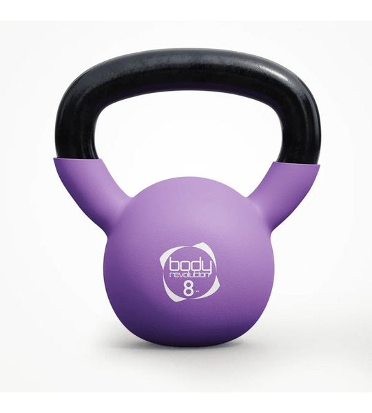 8kg kettlebell met goede grip voor thuis of de gym