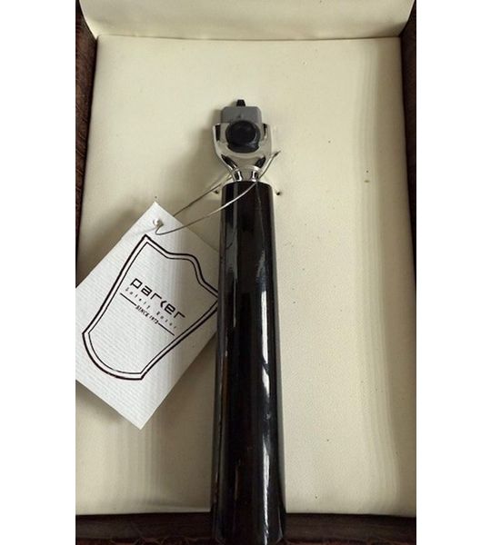 Parker 57M Zwart Harshandvat Mach 3 Compatibel Scheermeshouder, incl 1 mesje