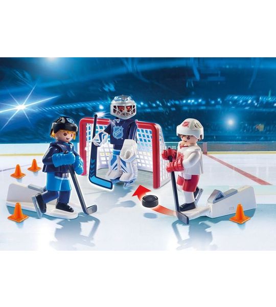 PLAYMOBIL Koffertje NHL IJshockey shoot out - 9177