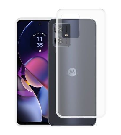 Just in Case Soft Design Motorola Moto G54 5G Back Cover Transparant