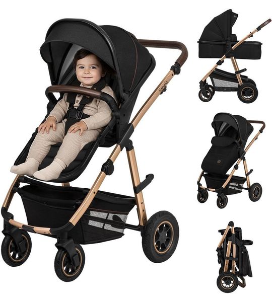Kinderwagen 2-in-1 Lionelo Amber Black Onyx