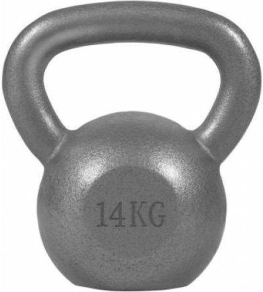 Gorilla Sports Kettlebell - Gietijzer - 14 kg