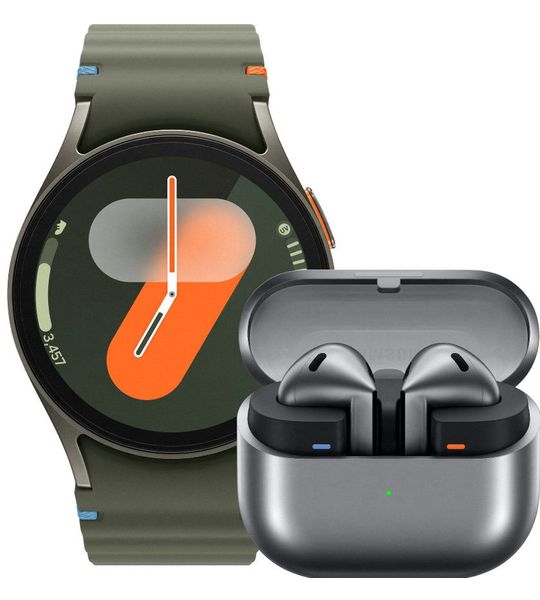 Samsung Galaxy Watch 7 Groen 40mm + Galaxy Buds3 Zwart