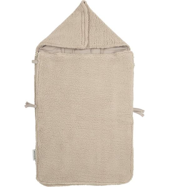 Meyco Voetenzak Teddy Klittenbandsluiting - Sand