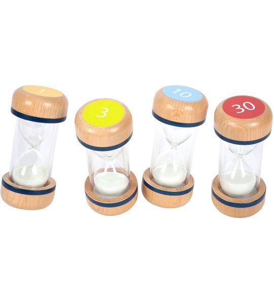 Small Foot - Houten Zandlopers XL Set, 4dlg.