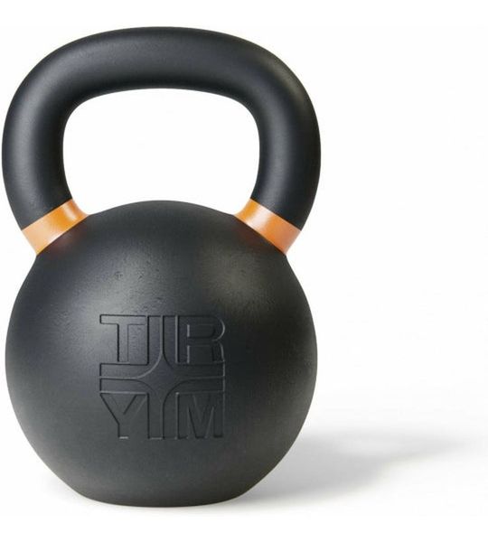 TRYM Kettlebell - Gietijzer - Zwart - 28 kg