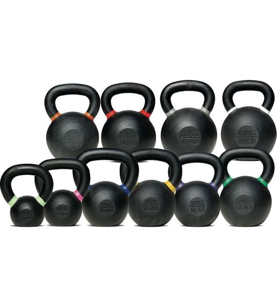 Toorx Fitness - Kettlebell- 24 kg - Gietijzer - Gewicht - Zwart