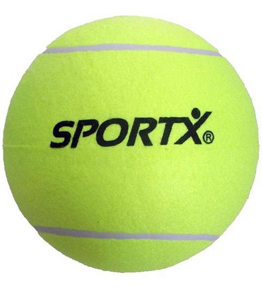 Set van 4x stuks Jumbo super grote tennisballen XXL - buiten speelgoed ballen