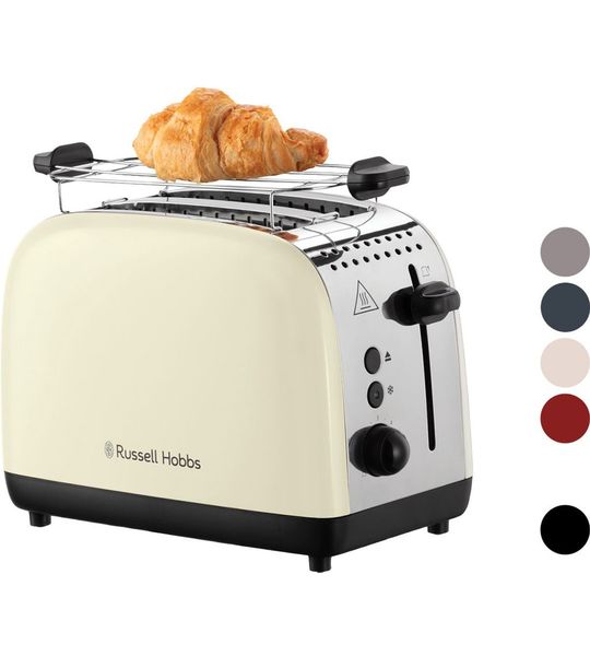 Russell Hobbs Colours Plus 2s Broodrooster Creme