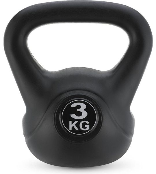 Gymtek® Kettlebell Dumbbell - 3kg - Kettlebell, Halter, Balgewicht