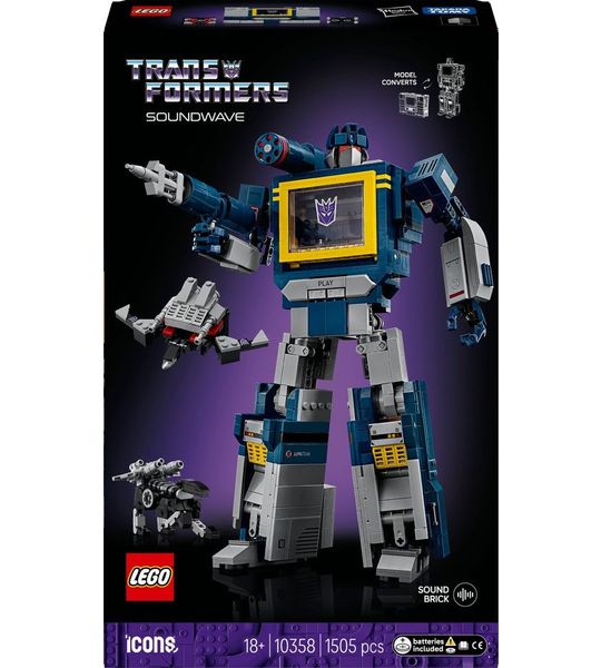 LEGO® Icons Transformers: Soundwave - 10358