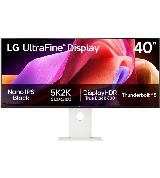LG Ultrawide 40u990a-w.aeu - 40 Inch 5120 X 2160 (5k Ultrawide) Ips-paneel In Hoogte Verstelbaar