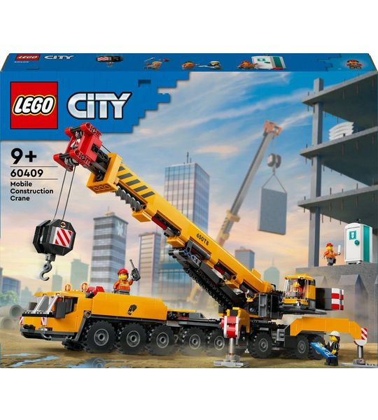 LEGO City Gele mobiele bouwkraan speelgoedset 60409