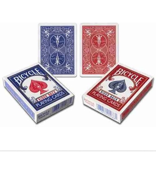 Bicycle speelkaarten goochelkaarten Magic Cards rood blauw karton.