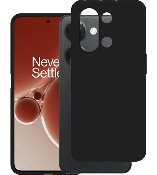 Just in Case Soft Design OnePlus Nord 3 5G Back Cover Zwart