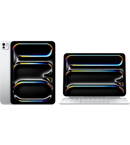 Apple iPad Pro (2024) 11 inch 256GB Wifi + 5G Zilver + Apple Magic Keyboard QWERTY
