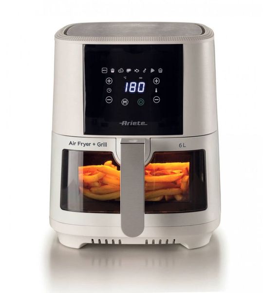 Ariete 4626 Enkel 6 l Vrijstaand 1300 W Heteluchtfriteuse Wit