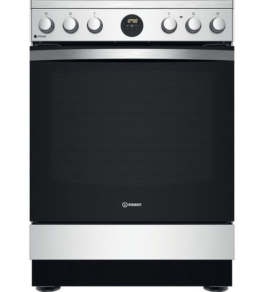 Indesit IS67V8CHX/E Elektrisch fornuis Grijs