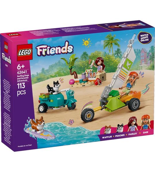 LEGO Friends Surf- en scooterplezier met de honden - 42641