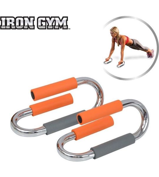 Iron Gym Push Up Bars Deluxe Opdruksteunen